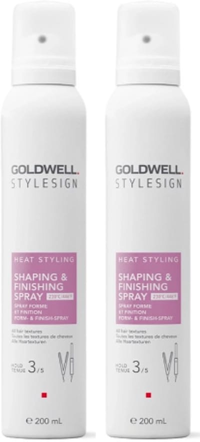 Goldwell - Stylesign - Heat Styling Shaping & Finishing Spray - voordeelverpakking - 2 x 200ml