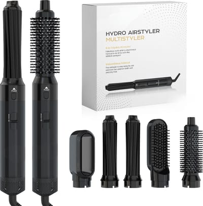 Bolt Electronics® Airstyler Krultang - Krultangen - Föhnborstel - 5 in 1 multi styler - Zwart - TikTok - Nieuwste Versie 3.0 Maart 2023 edition