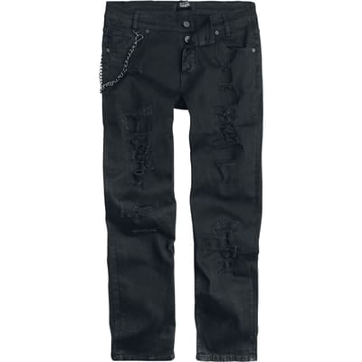 Rock Rebel by EMP - Rock Jeans - Dark Reptile - W30L32 tot W40L34 - voor Mannen - zwart