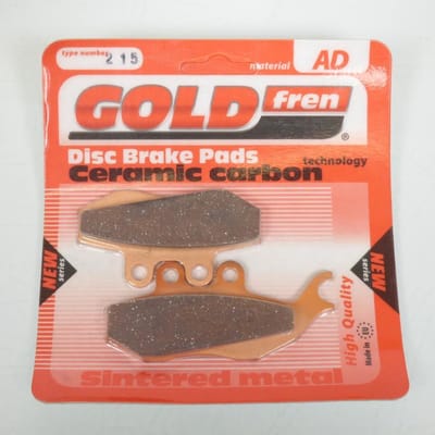 Plaquette de frein Gold Fren pour Moto Rieju 125 RS2 2006 à 2008 AVG Neuf