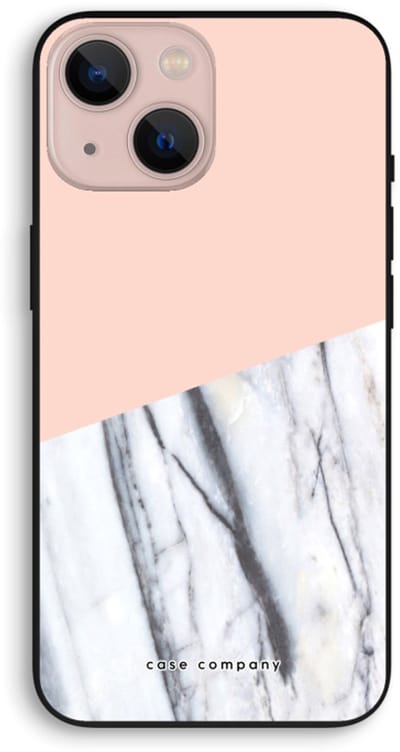 Case Company® - Hoesje geschikt voor iPhone 13 mini hoesje - A touch of peach - Biologisch Afbreekbaar Telefoonhoesje - Bescherming alle Kanten en Schermrand