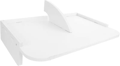 Projector Opbergsteun - Wandmontage Houder - Netjes Thuis - Ponsvrij Ontwerp - 34 x 24 x 7 cm - Wit