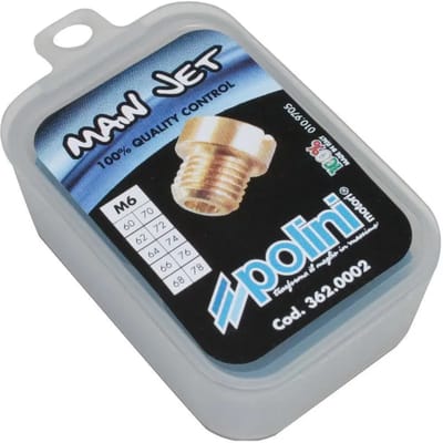 Gicleur principal de carburateur 362.0002 Polini 60 à 78 pour Dellorto PHBN moto