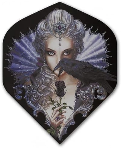 Dart Flights - Vleugels Darts - Precisie Werpen - 100 Micron Materiaal - Zwart
