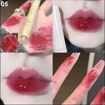 LIPGLOSS POTLOOD - Hydraterende Glanspotlood – Semi-transparant - Stralende Lippen – Lippenverzorging – Balsem - Vegan - Waterbestendig - Lippenverzorging – Natuurlijke Oliën - Ook voor Lippenstift - Voedende, Volle en Zachte Lippen- 5 LIEFDE