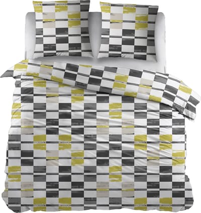 Snoozing Bibi Dekbedovertrek - Tweepersoons - 200x200/220 cm - Antracite