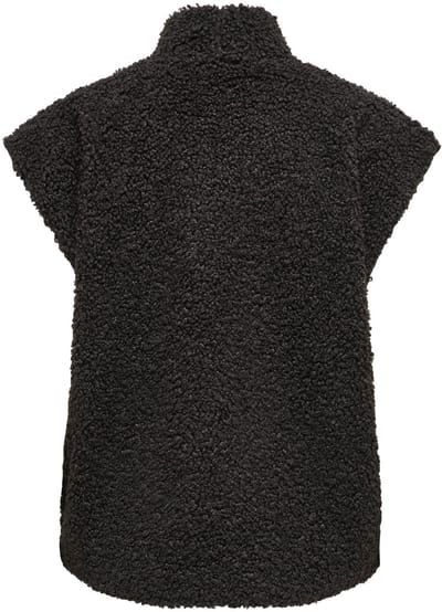 regular fit bodywarmer in teddystof model 'NAYA'
