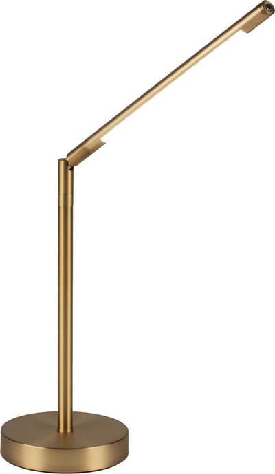 Lumidora Tafellamp 74871 - BERDIEN - Ingebouwd LED - 4.0 Watt - 380 Lumen - 2700 Kelvin - Goud - Messing (kleur) - Metaal - Met dimmer - ⌀ 13 cm
