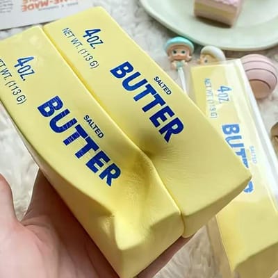 Boter Squishy Super Zacht Voedsel Squishy Speelgoed Stressverlichting Vochtig Knijp Fidget Speelgoed Boterstaaf Chocolade Knijp Speelgoed Autisme Cadeau