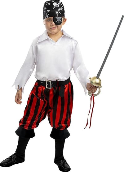 FUNIDELIA Piraten Kostuum voor jongens - Maat: 97 - 104 cm