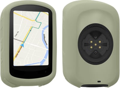 kwmobile fietscomputer gps hoes geschikt voor Garmin Edge 840 / Edge 540 hoesje - Beschermhoes voor fietsnavigatie - Siliconen cover