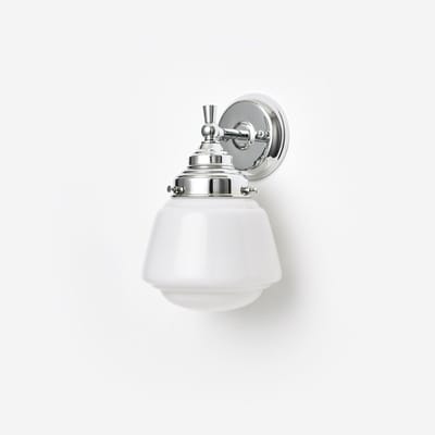 Wandlamp High Button Royal Chroom - Art Deco Trade