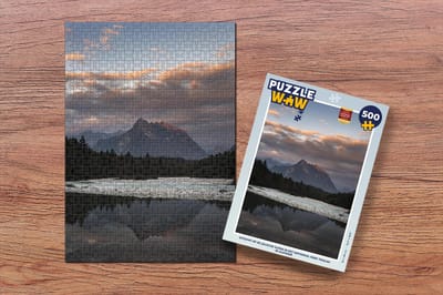 Puzzel Uitzicht op de Julische Alpen in het Nationaal park Triglav in Slovenië - Legpuzzel - Puzzel 500 stukjes