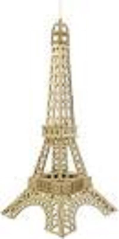 Houten modelbouw - Wooden Puzzle - Miniatuurbouw hout - Eiffeltoren