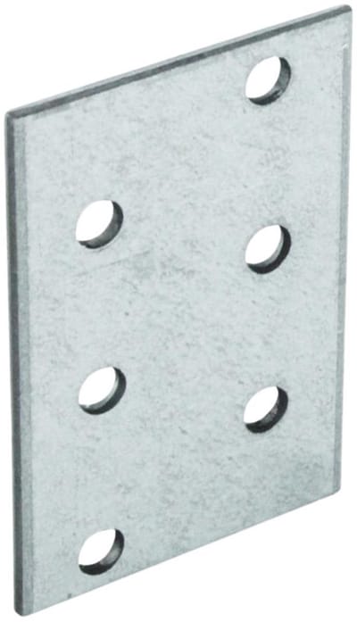 Koppelplaat - 40 x 60 x 2 mm - Verzinkt