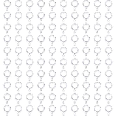 100 stuks set visaas elastische banden voor aas karpervissen transparante aasbanden brancard Middle white