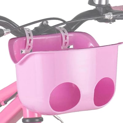 Poppenzitje Fiets - Speelgoeddrager Kinderfiets - Poppen Vervoeren - Voorkomt Handletsel - 22 x 18 x 14 cm - Roze