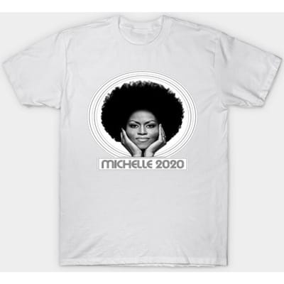 T-shirt Dames Michelle Obama 2020 Presidentiële Campagne Harajuku Print Kawaii T-shirt Zomer Korte Mouw Dames T-shirt Top Tee 4XL