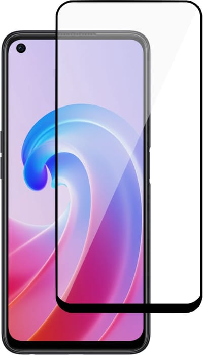 Geschikt voor Oppo A96 Screenprotector - Gehard Glas Geschikt voor Oppo A96 Full Screen Protector