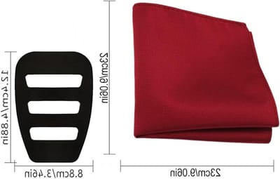 Stijlvolle Pocket Squares Set - Luxe Heren Zakdoeken voor Speciale Gelegenheden - Multicolor Design - Inclusief Accessoires