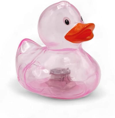 Quietscheend Luna Lamp, een origineel badeend, kwaliteitsmerk voor kinderen! Alleen echt in de appeldoos!
