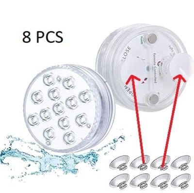 Home & Marker - Zuignappen - 8 Stuks - Transparant - Sterke Hechting - Voor LED Verlichting - Aquarium & Decoratie - Veelzijdig - AQUASHEINCUPS