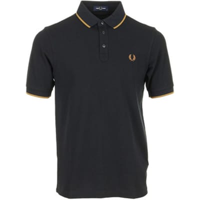 Polo Shirt Korte Mouw Fred Perry Collar Stand Polo Shirt