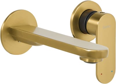 GUATAVIA - Wandgemonteerde mengkraan - Goud - Messing