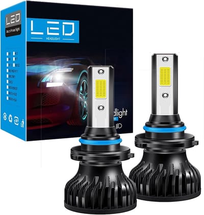 2x H7 LED Koplampen Set 6000K Wit Licht 9600 Lumen Krachtige Verlichting