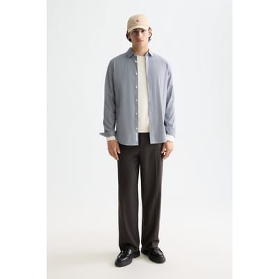 Scotch & Soda Micro-check Poplin Shirt Peacoat Micro Check Taglia: S | Camicie Casual Outlet | Uomo