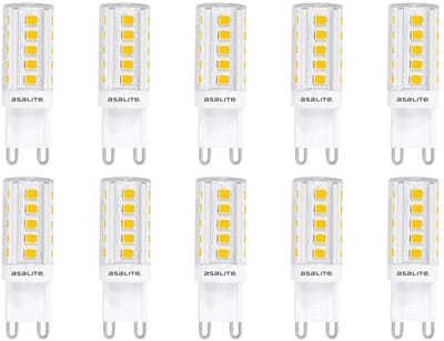 Asalite LED Lamp G9 Fitting - 3W = 30W - 330 Lumen - 3000K Warm Wit Licht - Niet Dimbaar - 220-240V - G9 LED Steeklampje - 10 stuks