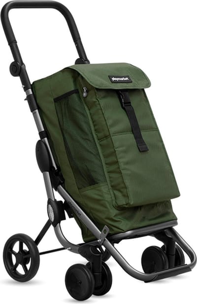 Playmarket Go Up Premium Boodschappentrolley - 2 Wiel - Boodschappenwagen - Groen