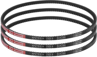 Aandrijfriemen - Industriële riemen - Krachtoverbrenging - EPDM rubber - XPZ750 10mm - Zwart