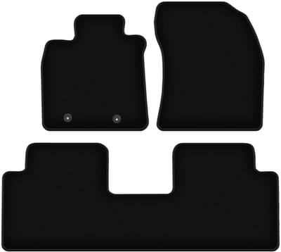 BASIC zwarte veloursmatten voor: Toyota Avensis III T27 stationwagen, liftback, sedan (2009-2018)