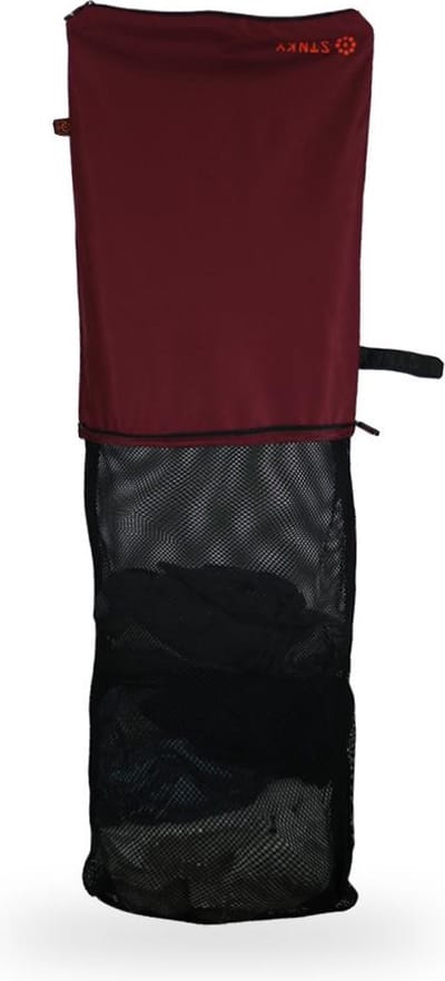 STNKY Pro edition - Wasbare sport, reis- en wastas - Bordeaux - 13 liter - Geurloos