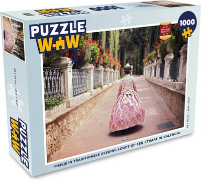 Puzzel Valencia - Tuin - Kleding - Legpuzzel - Puzzel 1000 stukjes volwassenen