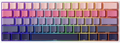 AKKO MONSGEEK FUN60 Max Shine-Through Phantom Pink Hall Effect Magnetische Switch 8K Hz ARGB Draadloos Hotswap Mechanisch Gaming Toetsenbord