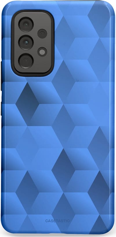 Casetastic Hoesje Geschikt voor Samsung A53 - Stijlvolle Beschermende Duo-layer Case - Hexaflow