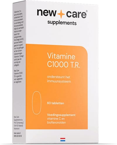 New Care Vitamine C1000 - immuunsysteem - 60 tabletten - vegetarisch
