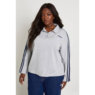 boohoo Dames Plus Sweatshirt Met Lange Mouwen | Grey | Maat: 16