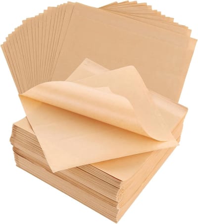 Papier voor Burgers en Snacks, 1000 Stuks, 15 x 15 cm, Ideaal voor Sandwiches, Friet en Taart