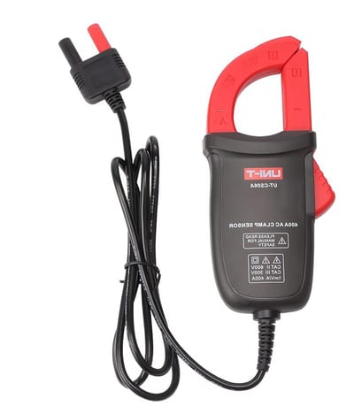 Stroomtang Sensor - Meetaccessoire - Stroom Meten - 400A AC Bereik - 28mm Kaken - Zwart