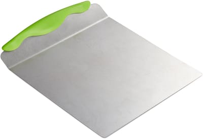 carmdering - Taartschuiver - Pizzaschuiver - Bakspatel - RVS, 24x20cm, ultradunne 2mm rand, antislip handgreep, vaatwasserbestendig - Voor pizza & taart - Hittebestendig tot 220°C