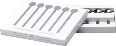 ASA Selection Espressolepels 6 Stuks - RVS