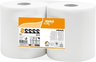 Toiletpapier Jumbo - Zuinig in gebruik - Huishoudelijk gebruik - Extra zacht - 6 rollen - Wit