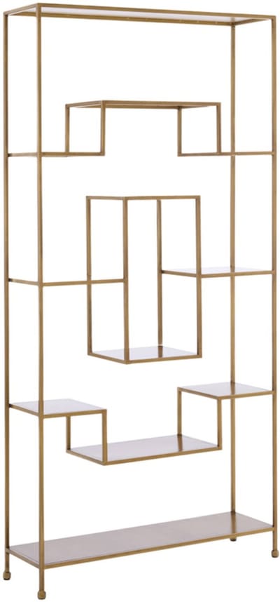Light&living Kast open 100x30x205 cm REZINA antiek brons