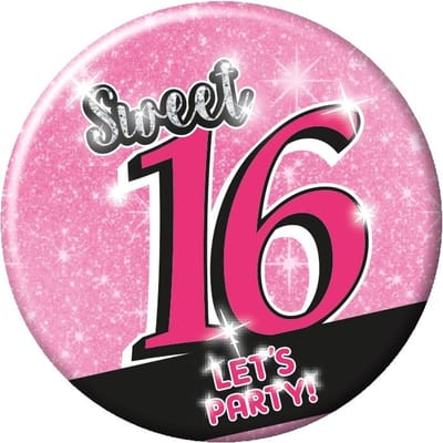 Button klein - Sweet 16