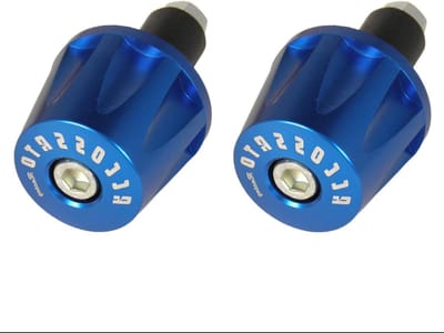 Stuurgewichten Set - Handvat Balans - Trillingen Dempen - Eenvoudige Installatie - 12-20mm Binnengat - Blauw