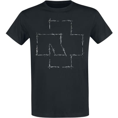 Rammstein T-shirt - Stacheldraht - S tot 3XL - voor Mannen - zwart