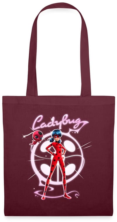Miraculous Ladybug Met Tikki Tas Van Stof Schoudertas